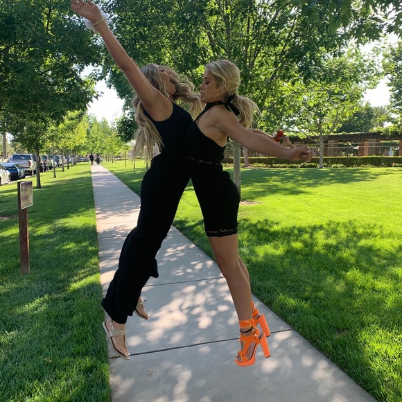 ORANGE PROM HEELS!!! - Picture 2 of 4